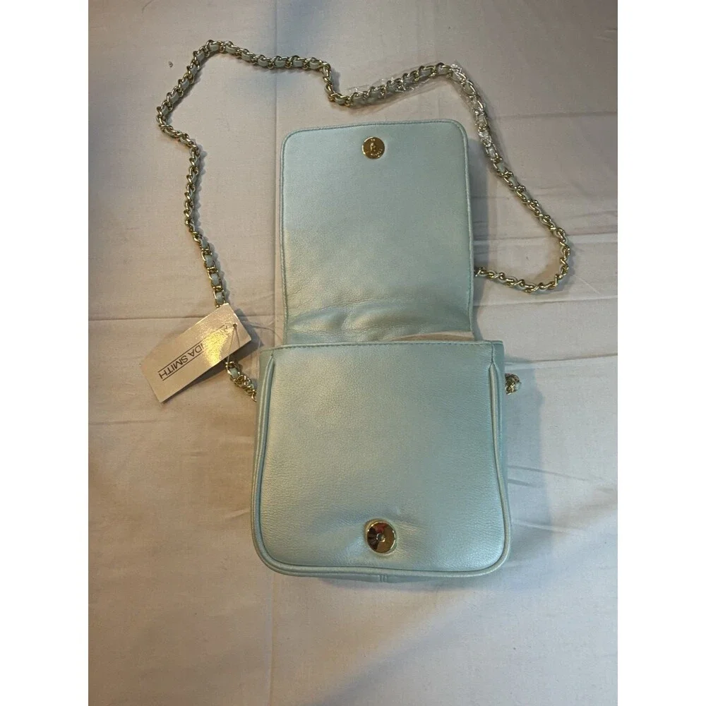 💙👜 Amanda Smith Quilted Crossbody Bag | NWT | Teal & Silver | Women's Stylish